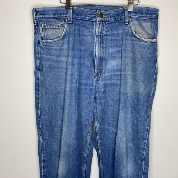 Vintage Carhartt Straight Leg Faded Jeans: Size 40 x 32 - Picture 6 of 8